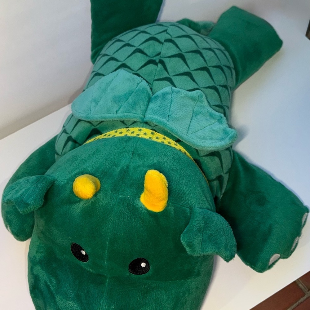 EUC Melissa & Doug Emerald Plush Dragon - Picture 3 of 4